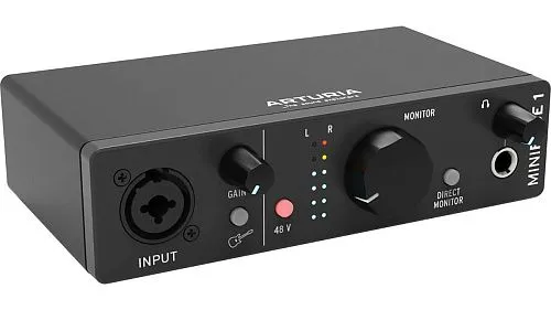 Arturia MiniFuse 1 Black USB аудио интерфейс.