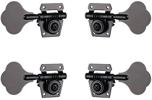 Musiclily MX0166BK-2MX0167BK-2 Комплект колков для бас-гитары, 2+2, черные.